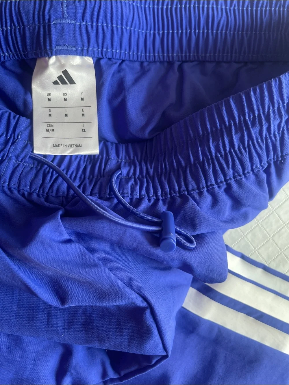 Official FIFA World Cup Royal Blue/purple Track Pants with White Side Stripes